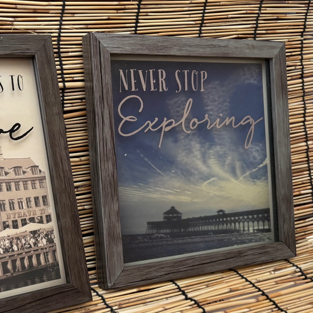 Grey Washed Framed Art